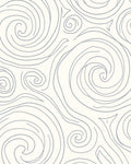 Abstract Swirls Organic Pattern Rug