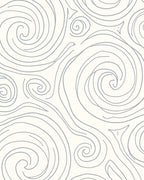 Abstract Swirls Organic Pattern Rug