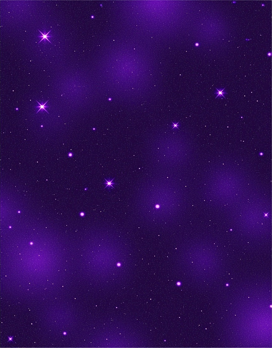 Purple Galaxy Star Cluster Rug