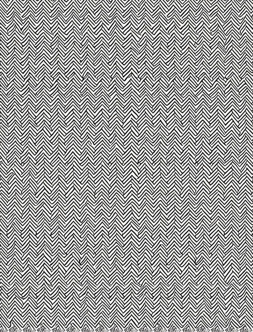 Abstract Zigzag Pattern Rug