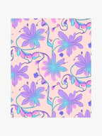 Pastel Floral Vine Pattern Rug
