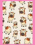Cute Cartoon Cow Farmyard Fun Rug