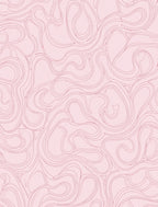 Pink Swirls Pattern Rug