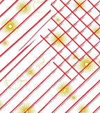 Red Sunshine Geometric Medallion Rug