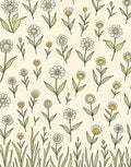 Whimsical Floral Meadow Pattern Rug