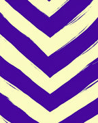 Bold Purple And Cream Chevron Pattern Rug