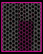 Modern Geometric Hexagonal Pattern Rug