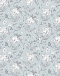 Whimsical Dog Floral Illustration Rug