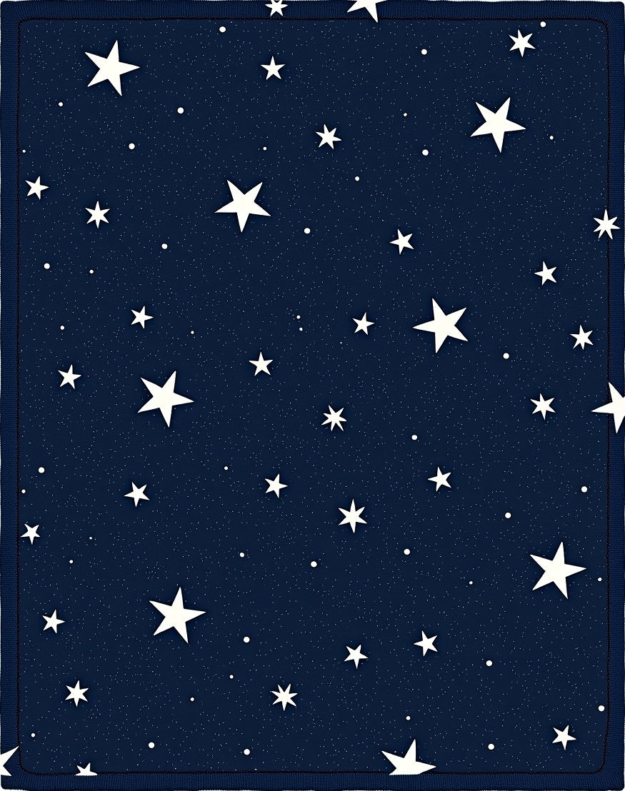 Night Sky Star Pattern Rug