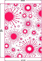 Abstract Starburst Pattern Rug
