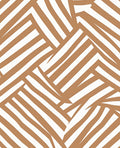 Brown Diagonal Striped Abstract Design Rug