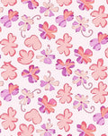 Whimsical Blossom Pattern With Pink Hues Rug