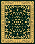 Ornate Floral Scrollwork Medallion Rug