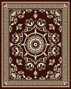 Ornate Floral Mandala Pattern Rug
