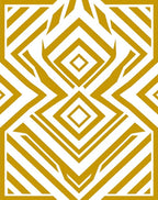 Bold Geometric Diamond Pattern Rug