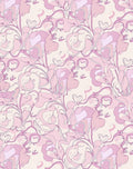 Art Nouveau Stylized Floral Swirl Design Rug