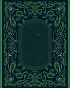 Vintage Starry Night Floral Vine Rug