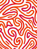 Vibrant Swirls Abstract Pattern Rug