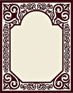 Ornate Border With Scrollwork Accents Rug