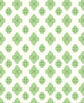Simple Green Quatrefoil All-Over Pattern Rug