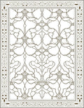Intricate Geometric Floral Pattern Rug