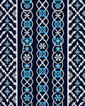 Nordic Snowflake Geometric Pattern Rug