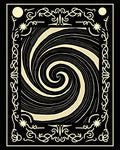 Abstract Swirl Pattern Decorative Rug