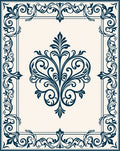 Classic Scroll and Flourish Pattern Rug