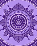 Circular Intricate Mandala Pattern Rug