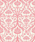 Delicate Floral Damask Design Rug