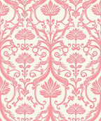 Delicate Floral Damask Design Rug