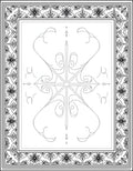 Ornate Floral Design With Center Medallion Rug