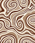Mottled Swirl Earth Tones Rug