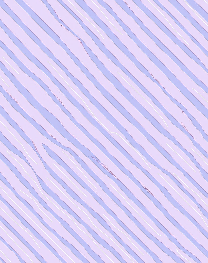 Soft Pastel Diagonal Stripe Pattern Rug