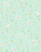 Tender Floral Garden Pattern Rug