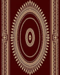 Oval Patterned Edged Design Rug