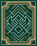 Art Deco Geometric Lines Rug