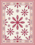 Crimson Snowflake Medley Cream Rug