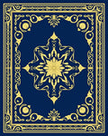 Golden Floral Medallion With Border Rug