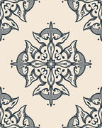 Ornate Floral Medieval Pattern Rug