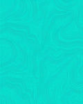 Abstract Turquoise Wavy Contour Pattern Rug