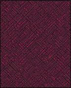 Pink Geometric Maze Pattern Rug