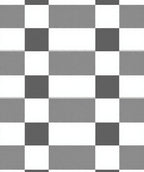 Classic Black White Checkered Pattern Rug