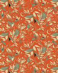 Vintage Botanical Vine Pattern Rug