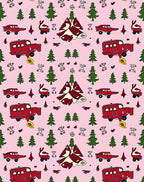 Red Caravan Forest Adventure Rug
