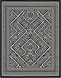 Intricate Medieval Geometric Ornament Rug