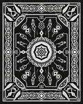 Intricate Tribal Mandala Pattern Rug