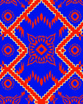 Bold Geometric Aztec Pattern Rug