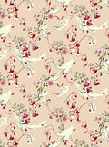 Whimsical Floral Swirls Pattern Rug