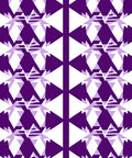 Purple White Geometric Triangle Pattern Rug